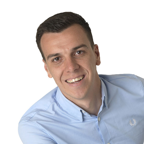Tom Grobben, medewerker in het kantoor in Bocholt